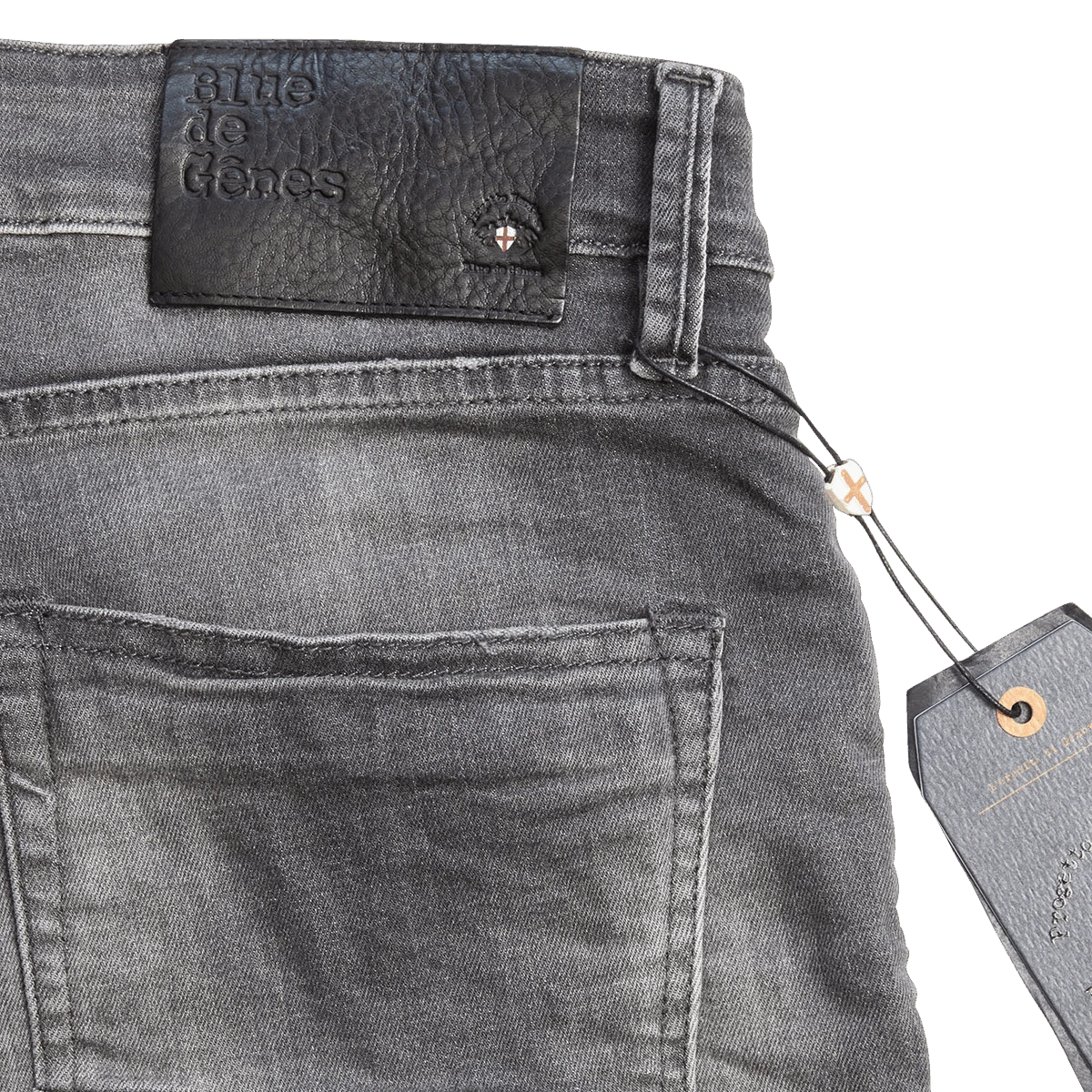 BLUE DE GENES Vinci Grey Used Jeans 6 BLUE DE GENES Vinci Grey Used Jeans – Bild 4