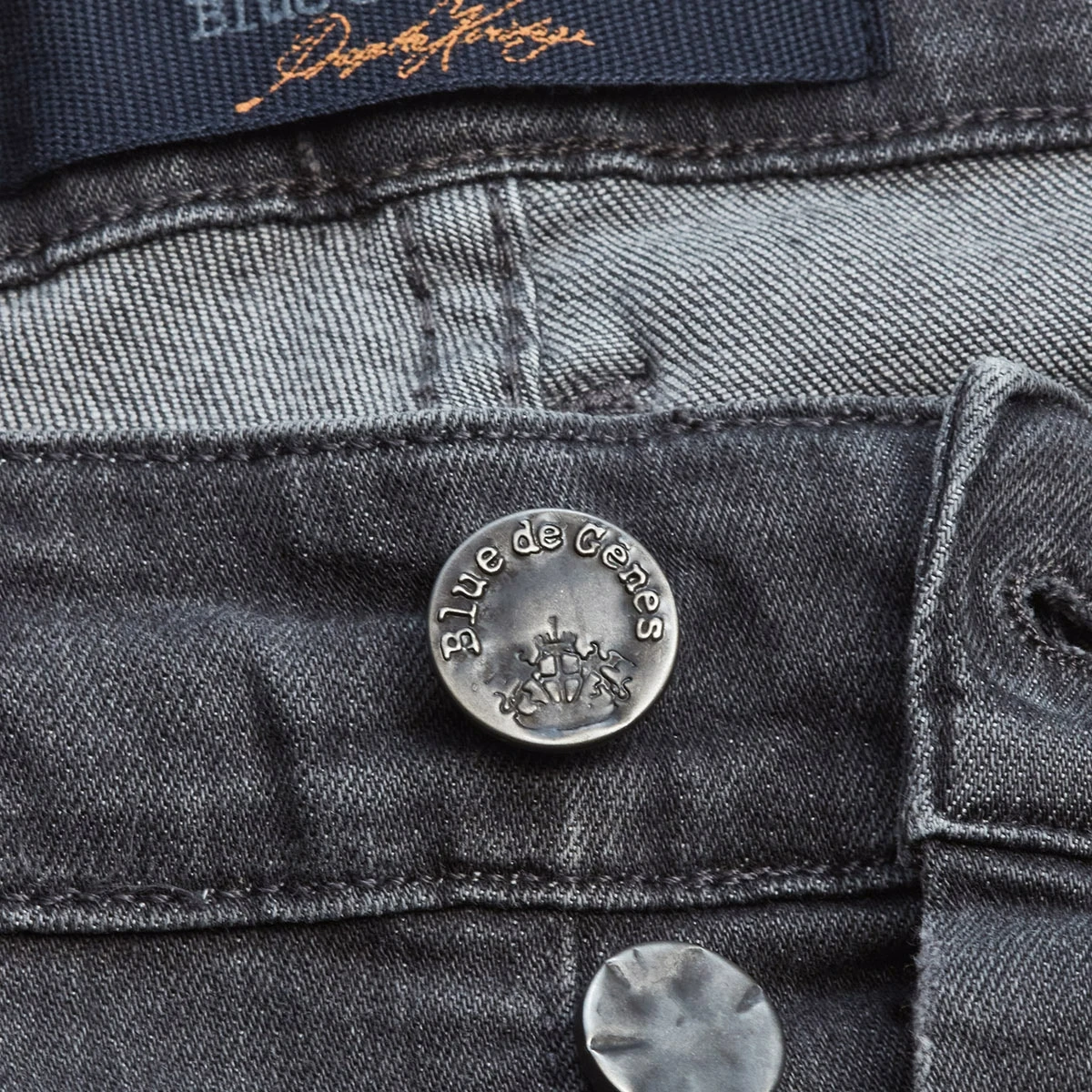 BLUE DE GENES Vinci Grey Used Jeans 4 BLUE DE GENES Vinci Grey Used Jeans – Bild 2