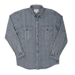 Filson Vintage Alaskan Guide Shirt - Indigo/ Metal Gray