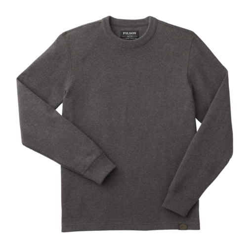 Filson Waffle Knit Thermal Crew Shirt - Charcoal -Günstiges Filson Geschäft Wafffle Knit charcoal 1 1280x1280 1