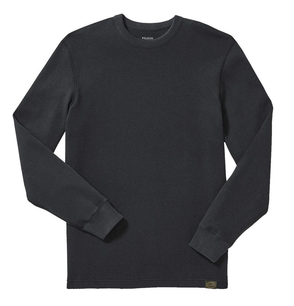 Filson Waffle Knit Thermal Crew Shirt-navy 3 Filson Waffle Knit Thermal Crew Shirt-navy