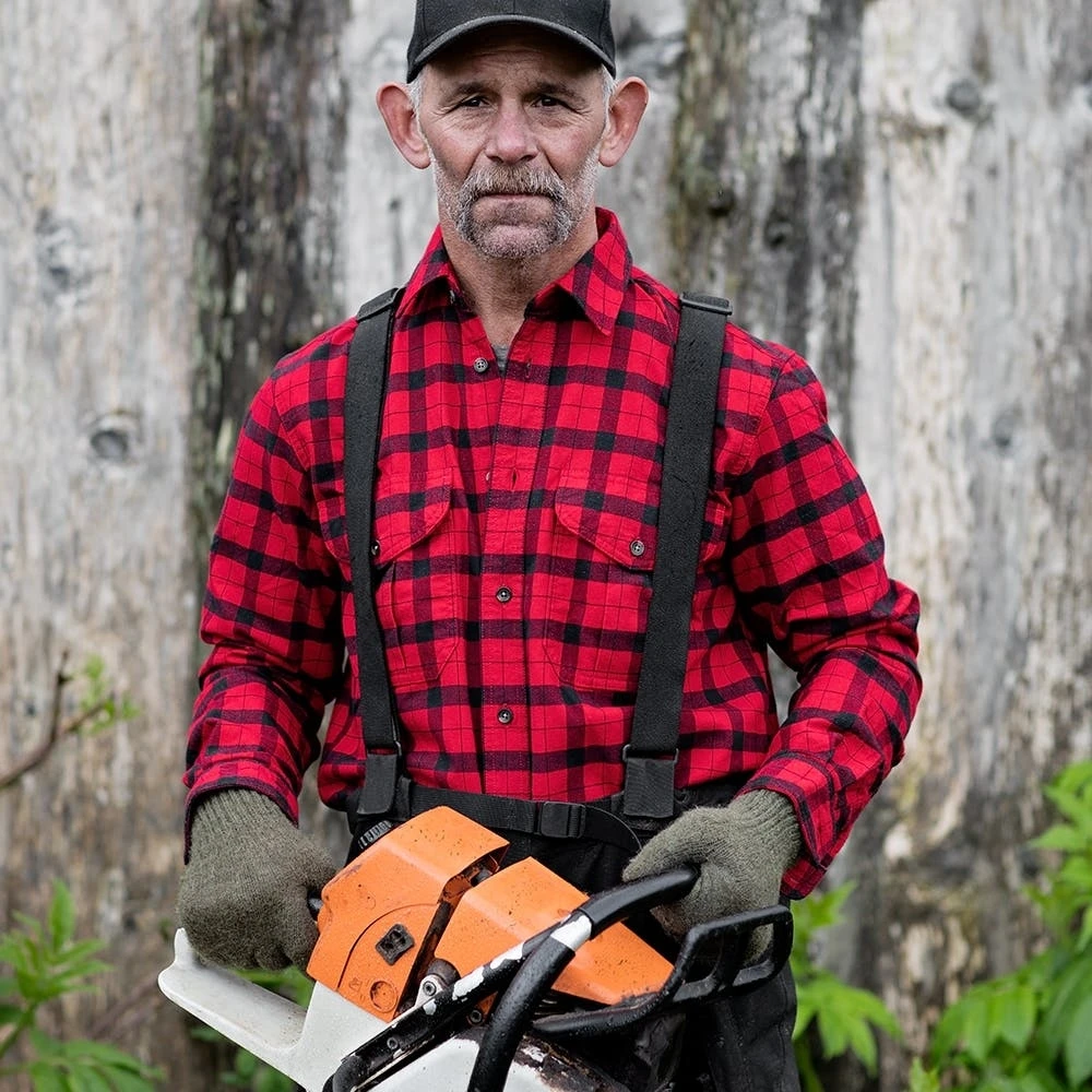 Filson Alaskan Guide Shirt Red-black 4 Filson Alaskan Guide Shirt Red-black – Bild 2