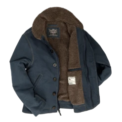 Cockpit N-1 Bedford USN Deck Jacket - Navy -Günstiges Filson Geschäft bedford cord n1 deck jacket mens navy 3 1280x1280