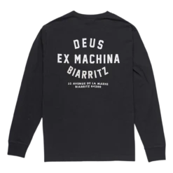 Deus Biarritz Address Longsleeve - Black