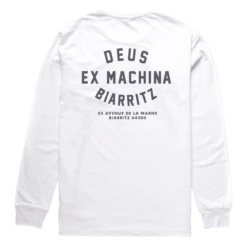 Deus Biarritz Address Longsleeve - White