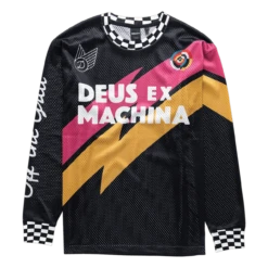 Deus Curlewis Moto Jersey - Black