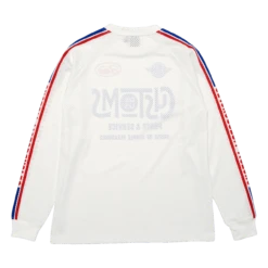 Deus Ratchet Moto Jersey - Dirty White -Günstiges Filson Geschäft deus ex machina ratchet moto jersey dirty white 2 1280x1280