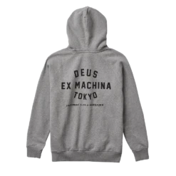 Deus Tokyo Address Hoodie - Grey