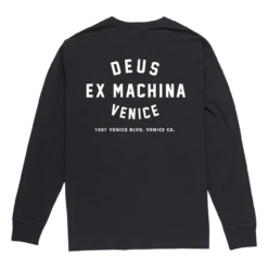 Deus Venice Longsleeve Tee - Black